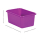 Purple Small Plastic Storage Bin 6 Pack Alternate Image SIZE