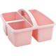 Light Pink Plastic Storage Caddy 6-Pack Alternate Image B
