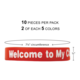 Welcome to My Class Wristbands 10-Pack Alternate Image SIZE