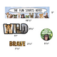 Go Wild Animals Mini Bulletin Board Alternate Image SIZE