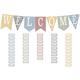 Classroom Cottage Pennants Welcome Bulletin Board Alternate Image A
