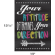 Your Attitude Determines Your Direction Positive Poster Alternate Image SIZE