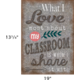 What I Love Most About My Classroom Positive Poster Alternate Image SIZE