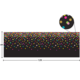 Colorful Confetti on Black Better Than Paper Bulletin Board Roll Alternate Image SIZE