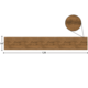 Fun Size Classic Wood Better Than Paper Bulletin Board Roll Alternate Image SIZE