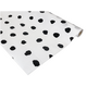Black Painted Dots on White Better Than Paper Bulletin Board Roll Alternate Image B
