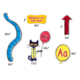 Pete the Cat Alphabet Balloons Sensory Path Alternate Image SIZE