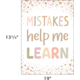 Mistakes Help Me Learn Positive Poster Alternate Image SIZE
