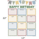 Classroom Cottage Happy Birthday Chart Alternate Image SIZE