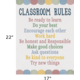 Classroom Cottage Classroom Rules Chart Alternate Image SIZE