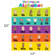 Colorful Sign Language Alphabet Chart Alternate Image SIZE