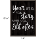 Your Life is Your Story. Write Well. Edit Often. Positive Poster Alternate Image SIZE