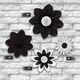Black and White Paper Flowers Alternate Image SIZE