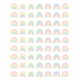 Pastel Pop Rainbows Mini Stickers Alternate Image A