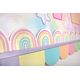 Pastel Pop Rainbows Die-Cut Border Trim Alternate Image D