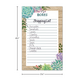 Rustic Bloom Notepad Alternate Image SIZE