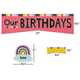 Oh Happy Day Our Birthdays Mini Bulletin Board Alternate Image SIZE
