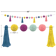Oh Happy Day Pom-Poms and Tassels Garland Alternate Image SIZE