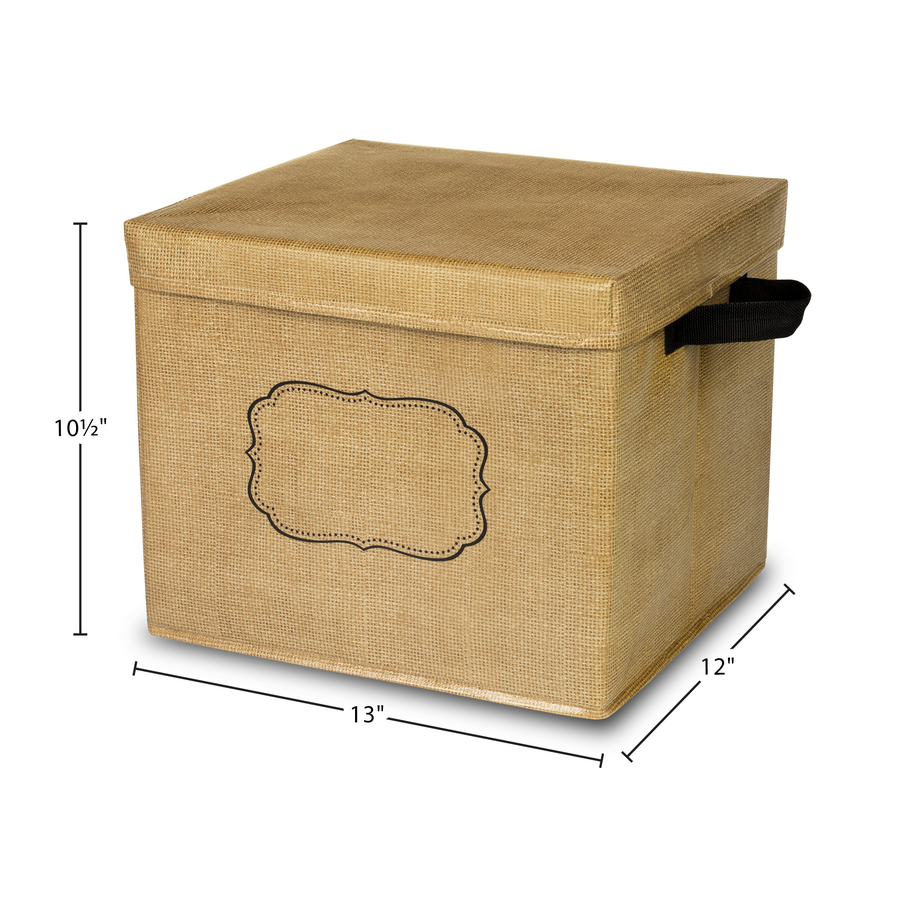 Burlap Storage Box - TCR20834 | Teacher Created Resources