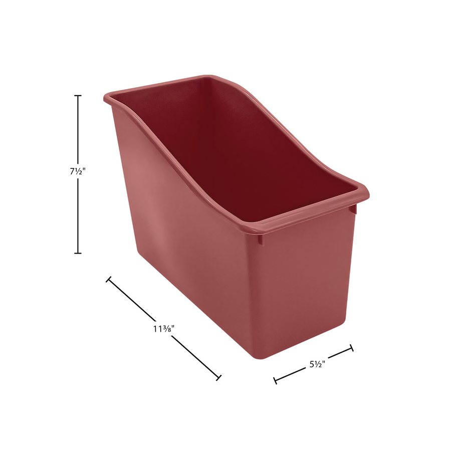 Teacher Created Resources® Red Plastic Multi-Purpose Bin