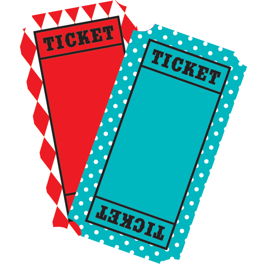 Carnival Tickets Mini Accents - TCR5802