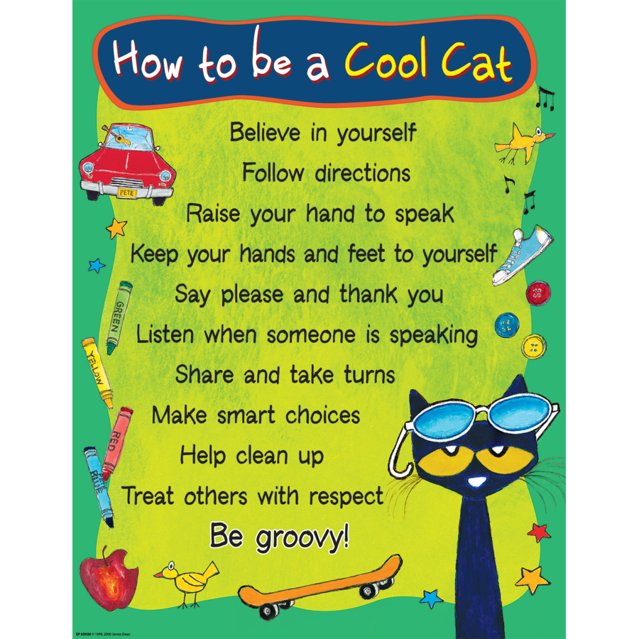 Pete the Cat Stickers - EP-63935, Teacher Created Resources