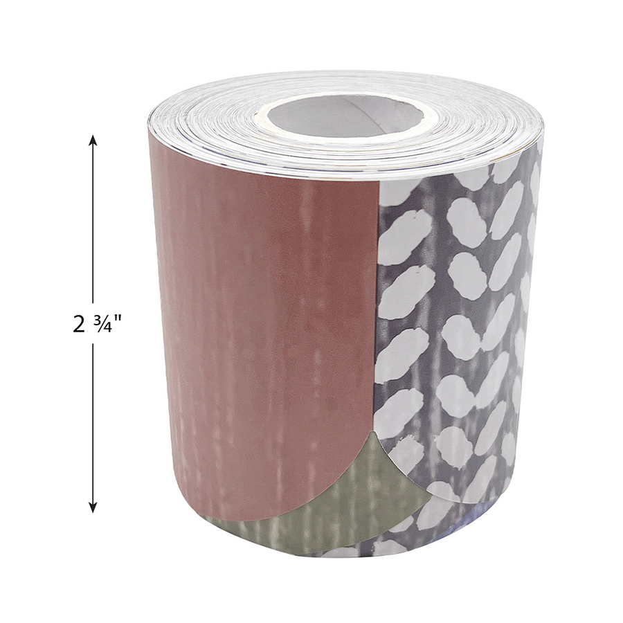 Teacher Created Resources Classroom Cottage Scalloped Die Cut Rolled Border Trim 50ft Decorate Bulletin Boards Walls Desks Windows Doors Lockers Scho