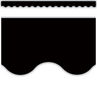 TCR4397 Black Scalloped Border Trim