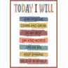 TCR7397 Today I Will Positive Poster