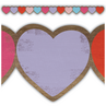 TCR8457 Home Sweet Classroom Hearts Die Cut Border Trim