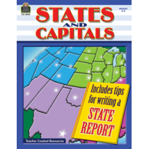 TCR8000 States and Capitals Grades 4-5