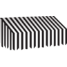 TCR77505 Black & White Stripes Awning