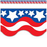 TCR4158 Patriotic Scalloped Border Trim
