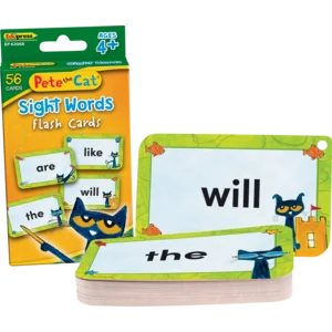 TCR62068 Pete the Cat® Sight Words Flash Cards