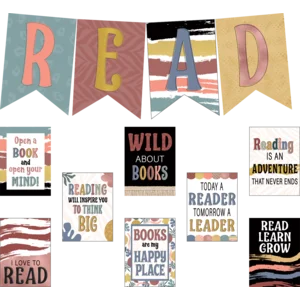 TCR6678 Wonderfully Wild Read Bulletin Board