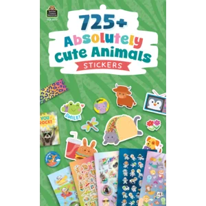 TCR6877 Absolutely Cute Animals Sticker Pad
