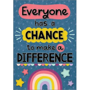 TCR7447 Everyone Has a Chance to Make a Difference Positive Poster
