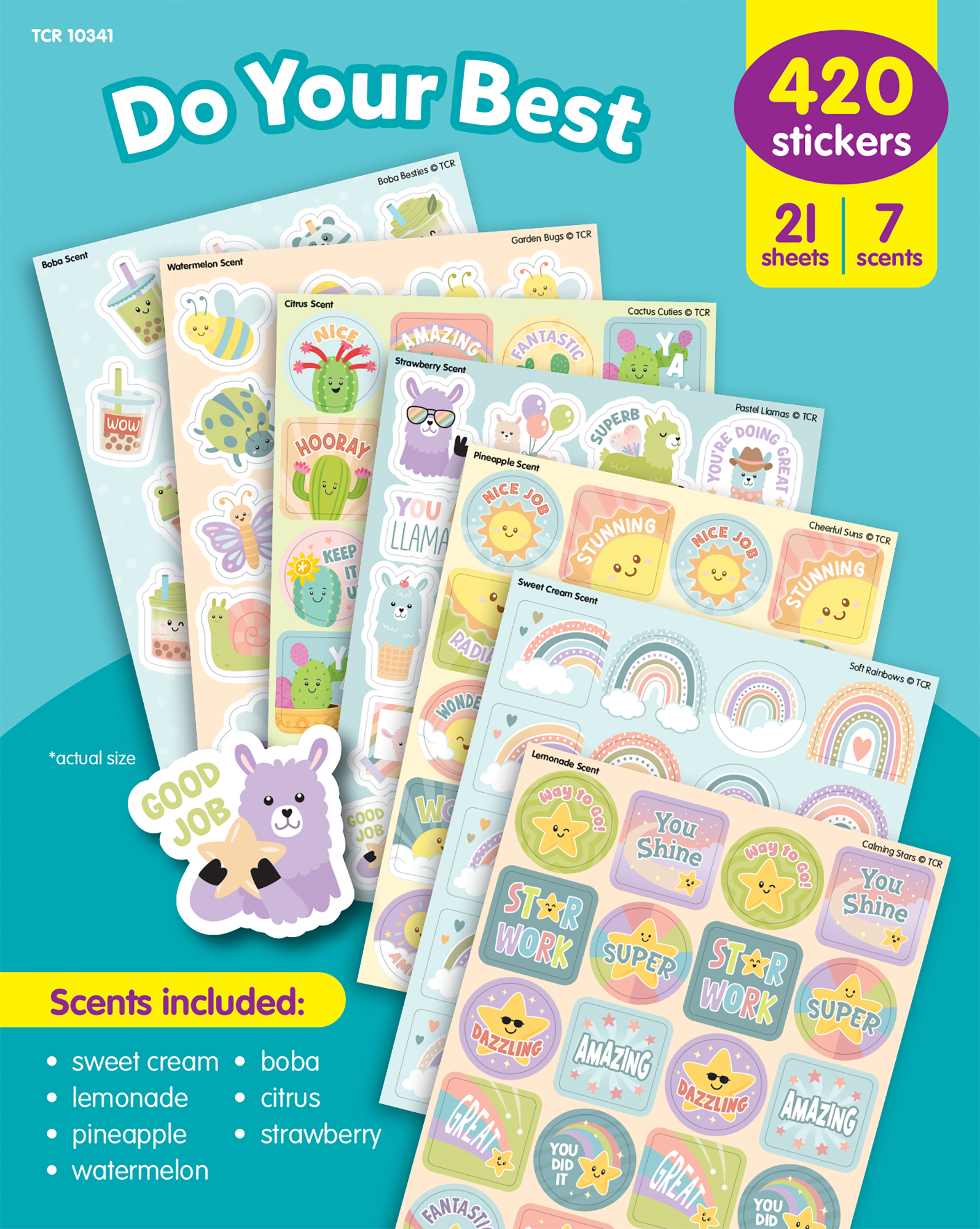 Smell Line Sticker Do Your Best Smelly Stickers Variety Pack - TCR10341 | Teacher Created ...
