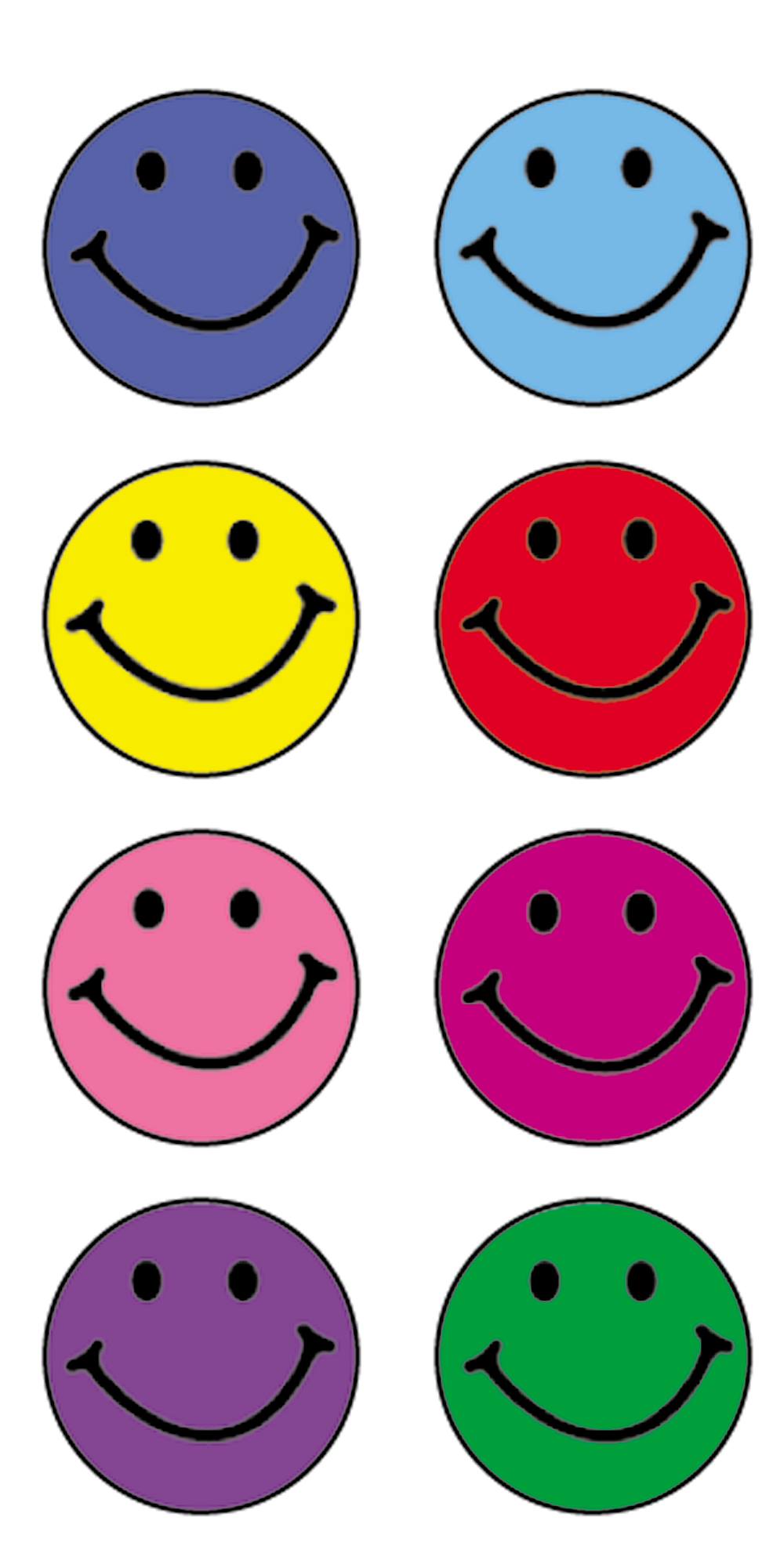 Teacher Created Resources Happy Face Sparkle Mini Stickers Valu-Pak