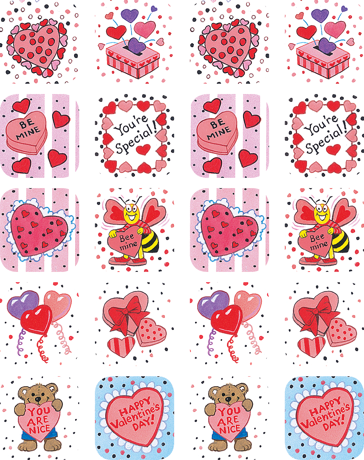 Valentine s Day Stickers TCR1258 Teacher Created Resources