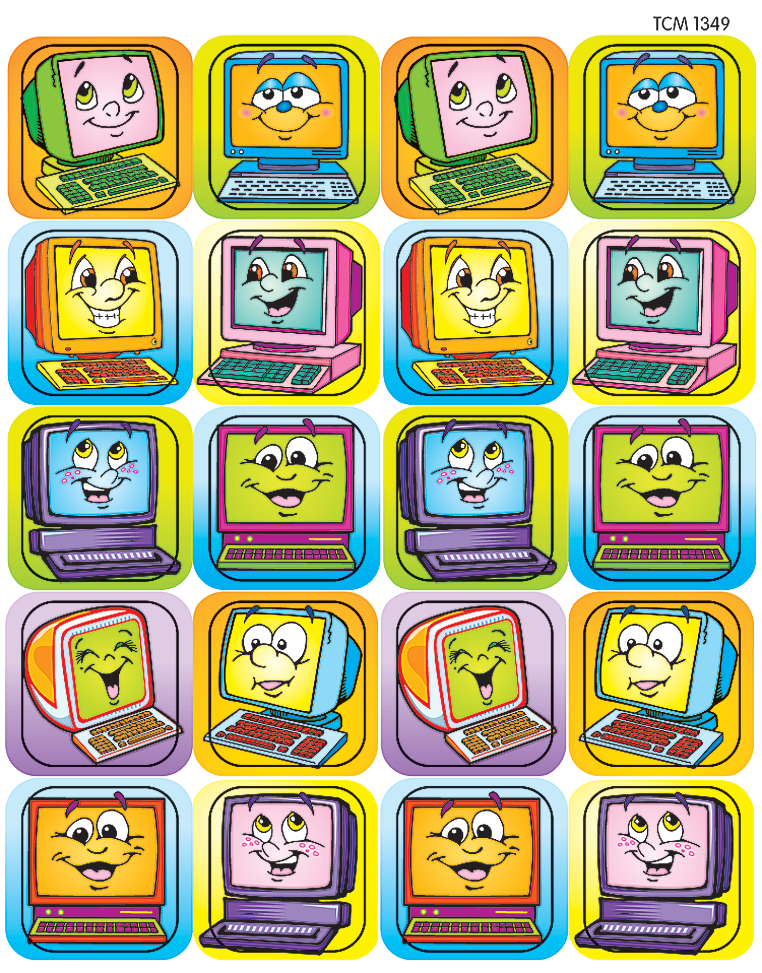 Computers Stickers TCR1349 Teacher Created Resources