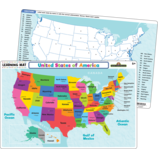 United States of America Map Learning Mat