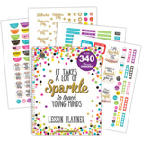 Confetti Lesson Planner with stickers