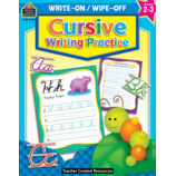 Write-On/Wipe-Off Book: Cursive Writing Practice