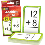 Addition 0-12 Flash Cards