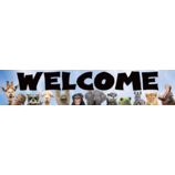 Go Wild Animals Welcome Banner