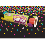 Colorful Confetti on Black Better Than Paper Bulletin Board Roll