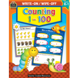 Write-On/Wipe-Off Book: Counting 1-100