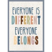 Everyone is Different, Everyone Belongs Positive Poster