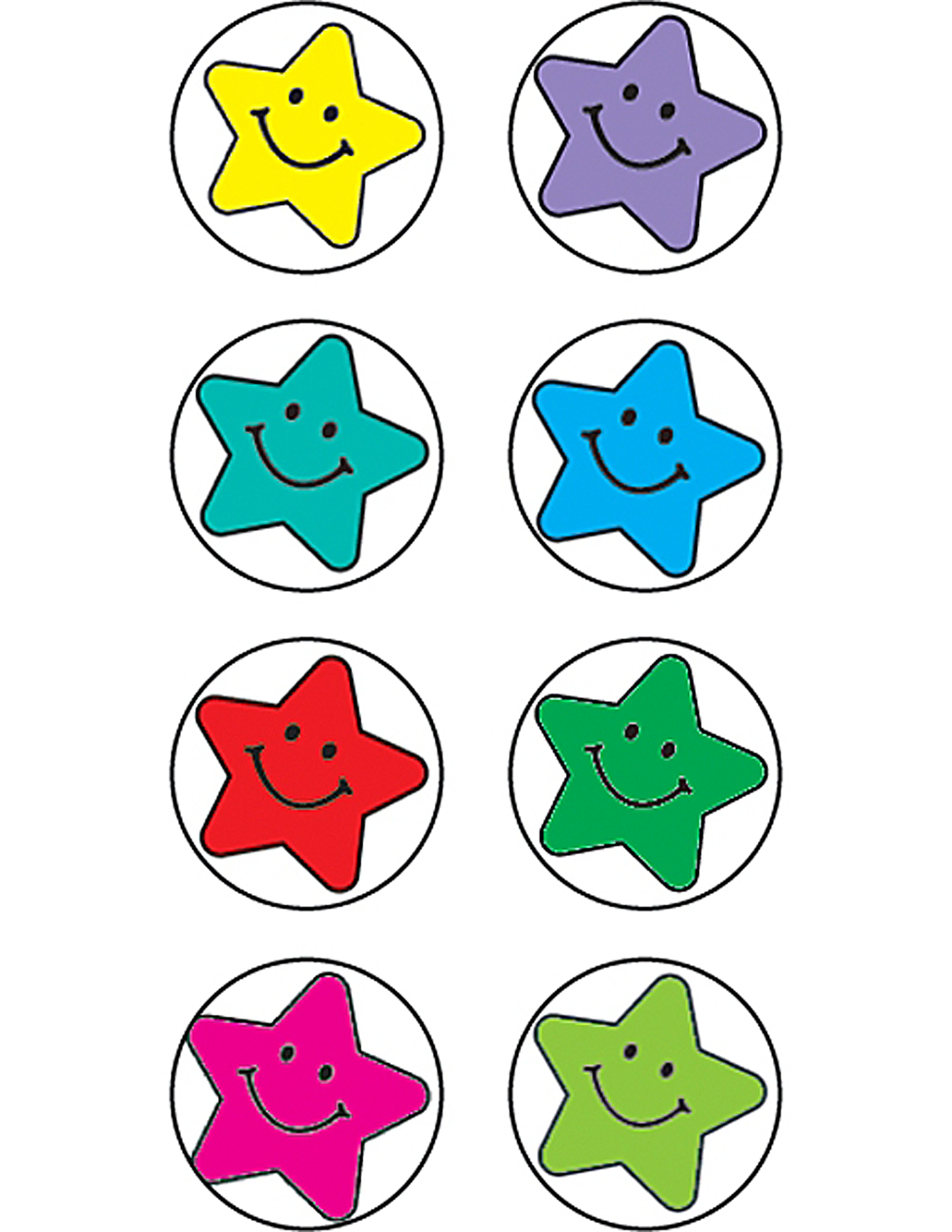 Happy Stars Mini Stickers